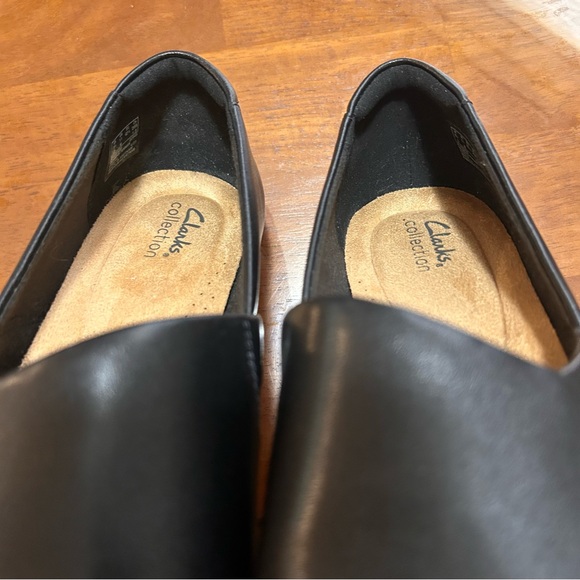 Clarks Women's Juliet Palm-Praline Dress Loafer Black Leather US 11 NWOB RET $95 - Picture 7 of 11